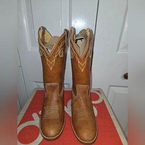 NWT Dingo Tan Toe Western Cowboy Boot Child Size 1.5